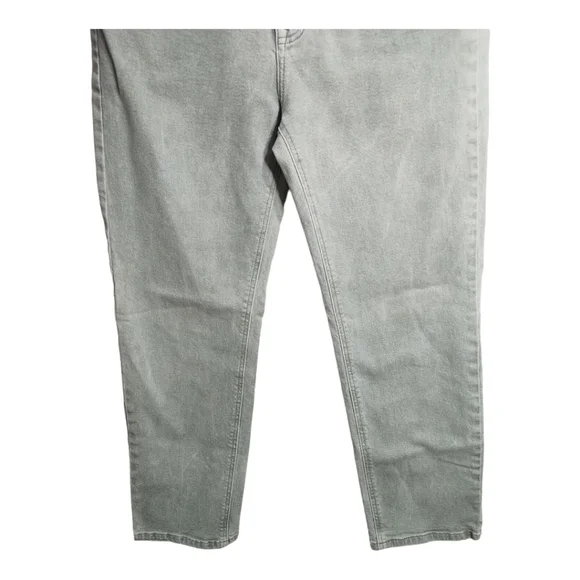 Kancan Straight Leg High Waist Light Green Boho Casual Minimalist Jeans Sz 28/9 - Picture 4 of 7